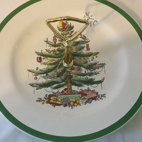 Spode Christmas Tree Tid Bit Plate - Picture 2 of 3